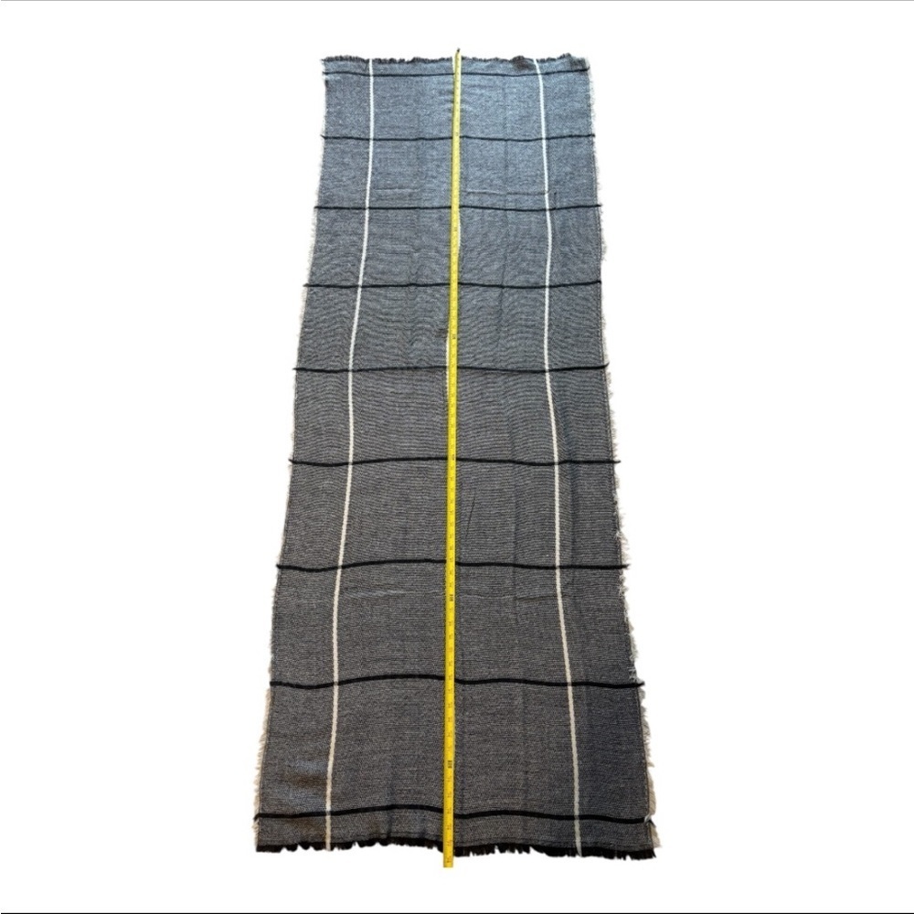 NWT Altare Gray & Black Woven Men's Muffler Scarf Size OS - Picture 5 of 5